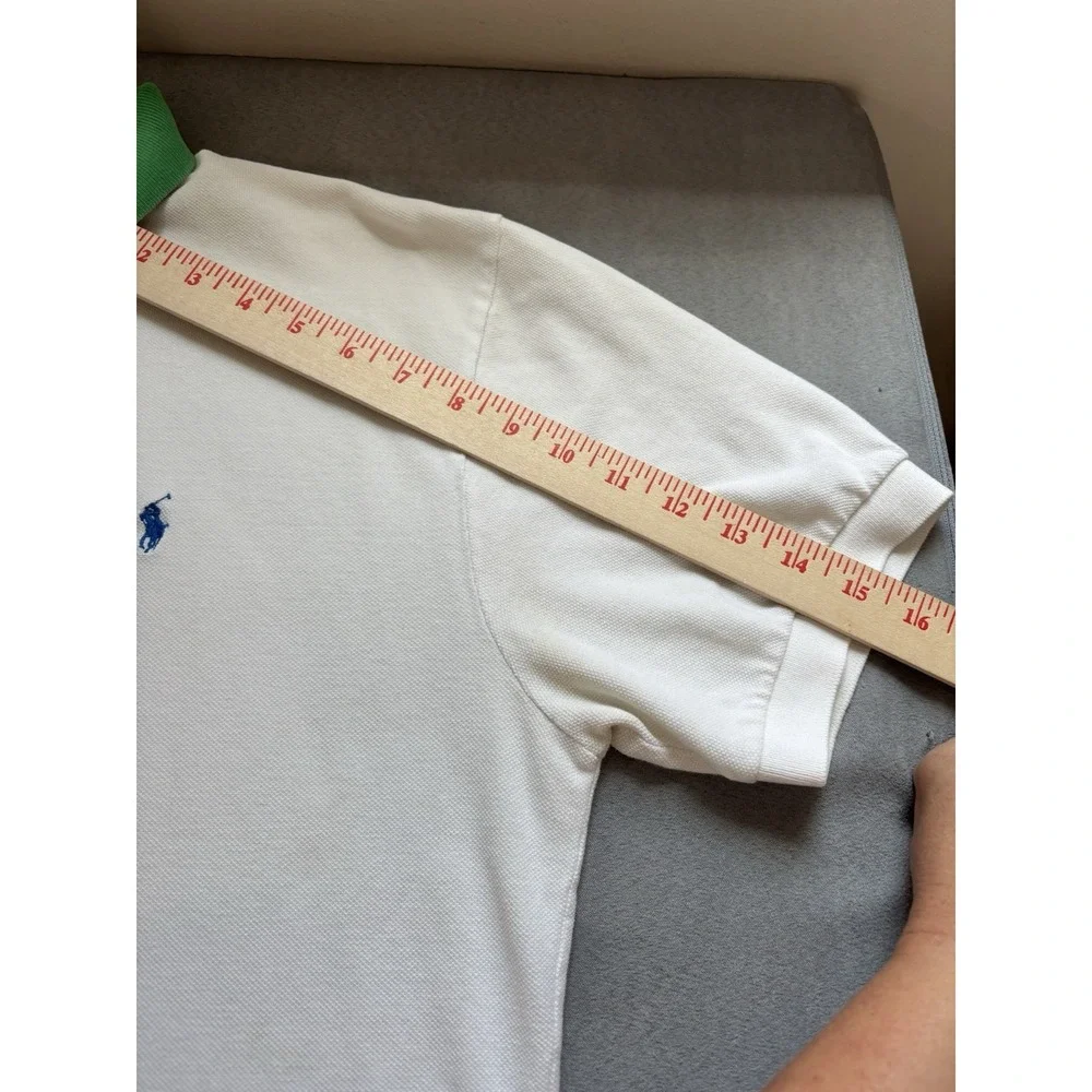 Vintage 90s Polo Ralph Lauren Mens Ringer Polo XL Shortsleeve Preppy Tennis